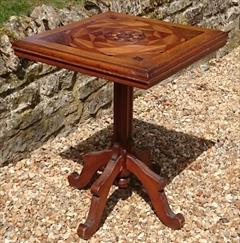 Antique Arts And Crafts Wine Table Pine and Oak 23d 23w 29½h _1.JPG